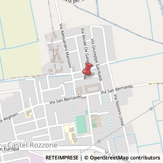 Mappa Via Alessandro Volta, 6, 24040 Castel Rozzone, Bergamo (Lombardia)