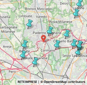 Mappa Via tripoli 98 Paderno Dugnano, 20037 Paderno Dugnano MI, Italia (4.96385)