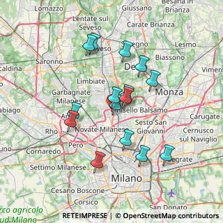 Mappa Via tripoli 98 Paderno Dugnano, 20037 Milano MI, Italia (6.378)
