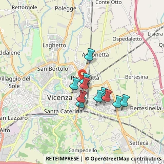 Mappa Via Girolamo Festari, 36100 Vicenza VI, Italia (1.38)