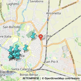 Mappa Via Girolamo Festari, 36100 Vicenza VI, Italia (1.61467)