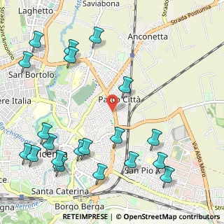 Mappa Via Girolamo Festari, 36100 Vicenza VI, Italia (1.391)