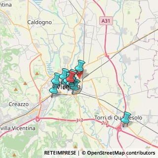 Mappa Via Girolamo Festari, 36100 Vicenza VI, Italia (2.36818)
