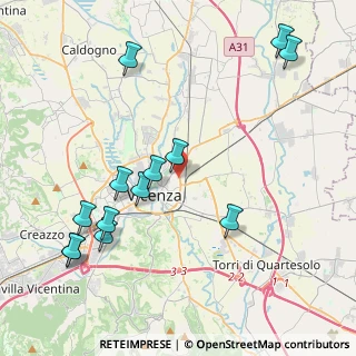 Mappa Via Girolamo Festari, 36100 Vicenza VI, Italia (4.68)