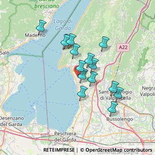 Mappa Via Bottrigo, 37011 Bardolino VR, Italia (6.08333)