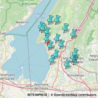 Mappa Via Bottrigo, 37011 Bardolino VR, Italia (6.36588)