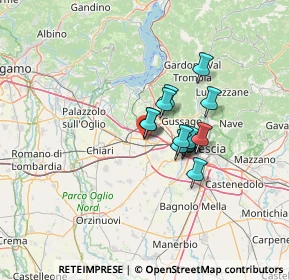 Mappa Via del Perosino, 25046 Cazzago San Martino BS, Italia (8.62385)