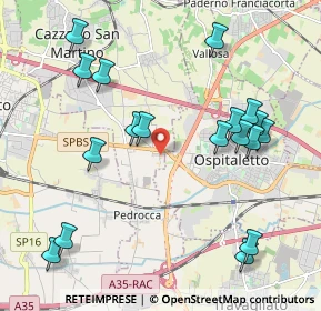 Mappa Via del Perosino, 25046 Cazzago San Martino BS, Italia (2.29889)