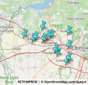 Mappa Via del Perosino, 25046 Cazzago San Martino BS, Italia (5.77231)