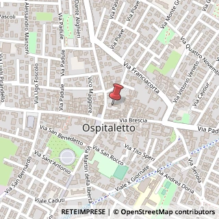 Mappa Piazza Aldo Moro, 8, 25035 Ospitaletto, Brescia (Lombardia)
