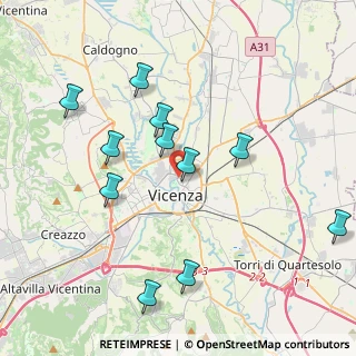 Mappa Via Giovanni Giuseppe Cappellari, 36100 Vicenza VI, Italia (4.07364)