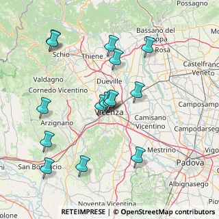Mappa Via Giovanni Giuseppe Cappellari, 36100 Vicenza VI, Italia (15.77533)
