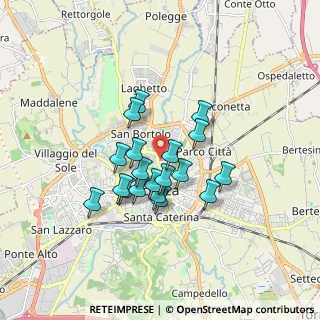 Mappa Via Giovanni Giuseppe Cappellari, 36100 Vicenza VI, Italia (1.30105)