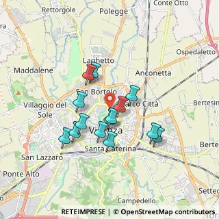 Mappa Via Giovanni Giuseppe Cappellari, 36100 Vicenza VI, Italia (1.44071)