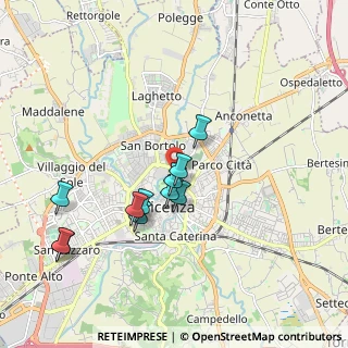 Mappa Via Giovanni Giuseppe Cappellari, 36100 Vicenza VI, Italia (1.71364)
