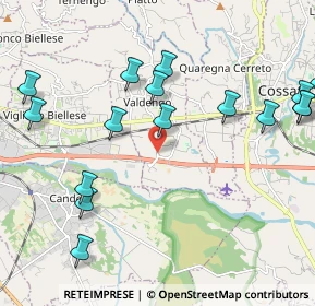 Mappa Via Adua, 13855 Valdengo BI, Italia (2.5025)