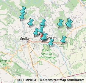 Mappa Via Adua, 13855 Valdengo BI, Italia (5.87214)