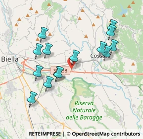 Mappa Via Adua, 13855 Valdengo BI, Italia (3.73286)