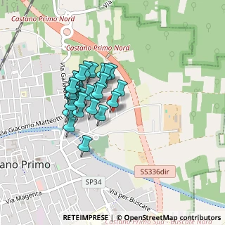 Mappa Via Don Luigi Guanella, 20022 Castano Primo MI, Italia (0.32963)