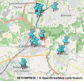 Mappa Via Don Luigi Guanella, 20022 Castano Primo MI, Italia (2.09056)