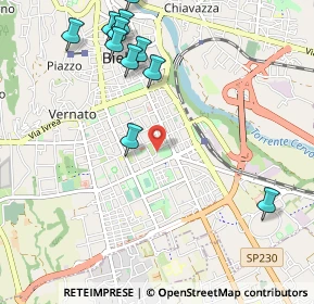 Mappa Via Valentino Cerruti, 13900 Biella BI, Italia (1.23727)