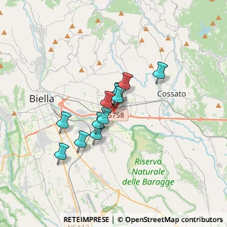 Mappa Via del Maglio, 13856 Vigliano Biellese BI, Italia (2.36)