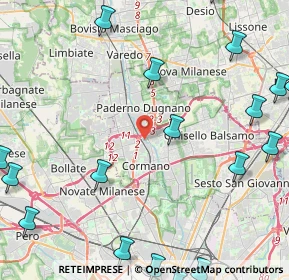 Mappa Via Marmolada, 20037 Paderno Dugnano MI, Italia (6.79)