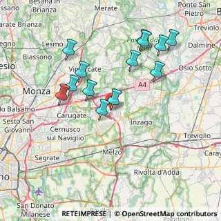 Mappa Via Alessandro Volta, 20060 Gessate MI, Italia (7.45769)