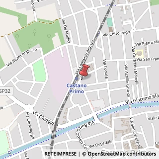 Mappa Piazzale Stazione, 3, 20022 Castano Primo, Milano (Lombardia)