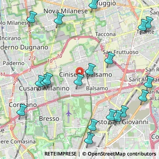 Mappa Via Giuseppe Garibaldi, 20092 Cinisello Balsamo MI, Italia (2.89526)