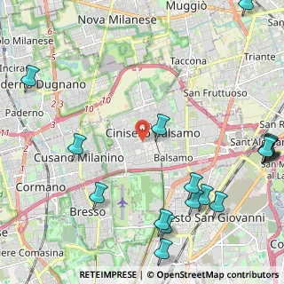 Mappa Via Giuseppe Garibaldi, 20092 Cinisello Balsamo MI, Italia (3.11)