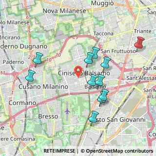 Mappa Via Giuseppe Garibaldi, 20092 Cinisello Balsamo MI, Italia (1.89364)