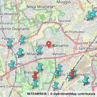 Mappa Via Giuseppe Garibaldi, 20092 Cinisello Balsamo MI, Italia (3.31368)