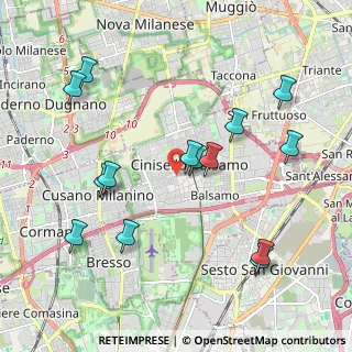 Mappa Via Giuseppe Garibaldi, 20092 Cinisello Balsamo MI, Italia (2.15571)