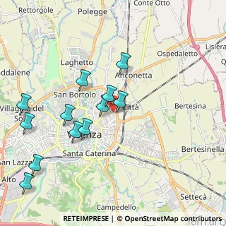 Mappa Via Luigi Chiminelli, 36100 Vicenza VI, Italia (2.07417)