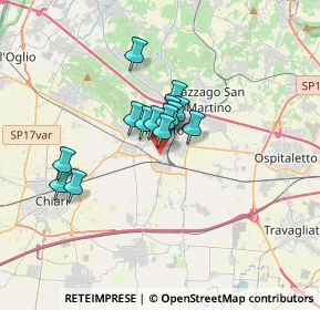 Mappa Via Europa, 25038 Rovato BS, Italia (2.25643)