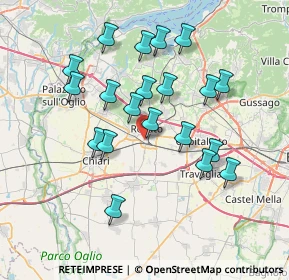 Mappa Via Europa, 25038 Rovato BS, Italia (6.9015)