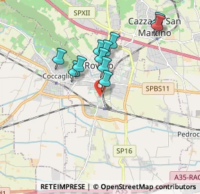 Mappa Via San Caterina da Siena, 25038 Rovato BS, Italia (1.55636)