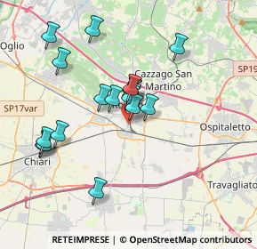 Mappa Via San Caterina da Siena, 25038 Rovato BS, Italia (3.26944)