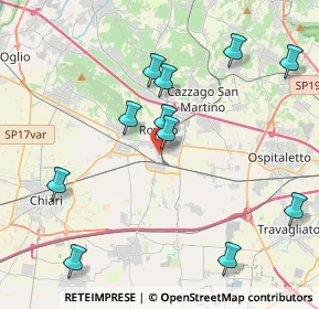 Mappa Via San Caterina da Siena, 25038 Rovato BS, Italia (4.38273)