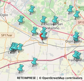 Mappa Via San Caterina da Siena, 25038 Rovato BS, Italia (5.043)