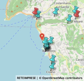 Mappa Pappagallo beach bar, 37011 Bardolino VR, Italia (1.84625)