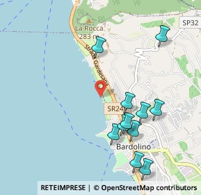 Mappa Pappagallo beach bar, 37011 Bardolino VR, Italia (1.07727)