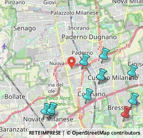 Mappa Via Gadames, 20037 Paderno Dugnano MI, Italia (2.52909)