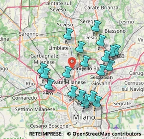Mappa Via Gadames, 20037 Paderno Dugnano MI, Italia (7.0885)