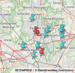 Mappa Via Gadames, 20037 Paderno Dugnano MI, Italia (3.585)