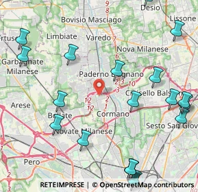 Mappa Via Gadames, 20037 Paderno Dugnano MI, Italia (5.769)