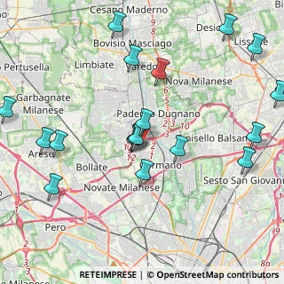 Mappa Via Gadames, 20037 Paderno Dugnano MI, Italia (5.097)