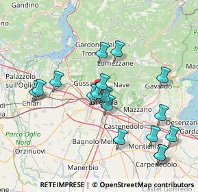 Mappa Via degli Incisori, 25127 Brescia BS, Italia (15.25294)