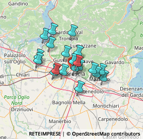 Mappa Via degli Incisori, 25127 Brescia BS, Italia (9.4965)